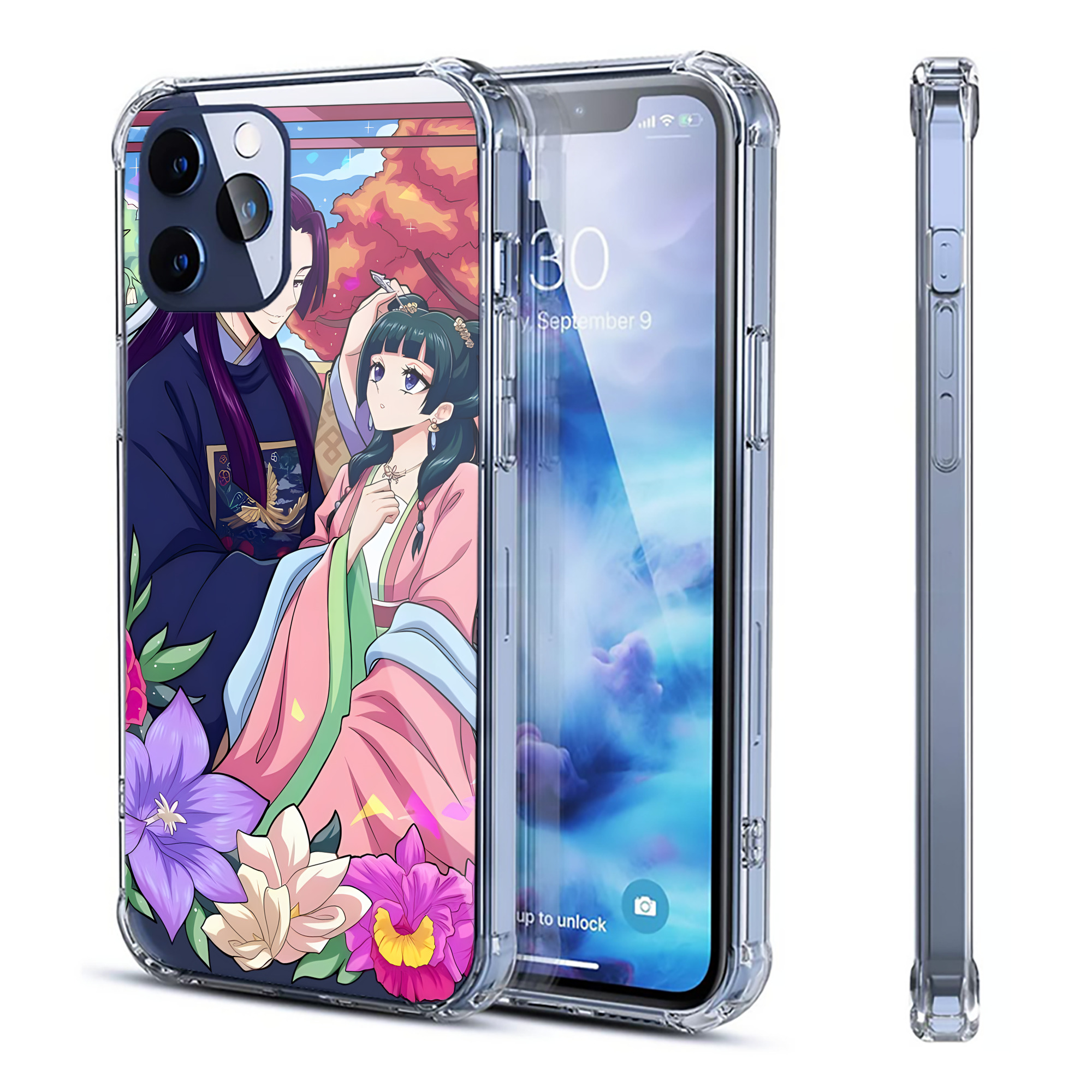 （画像用） 薬屋のひとりごと The Apothecary Diaries 【iPhone 12シリーズ対応】透明スマホケース（クリアソフトケース）